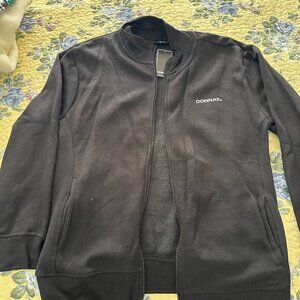 Donnay, full zip fleece jacket, size 4, NEW, Black